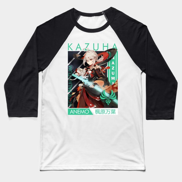 Kaedehara Kazuha Baseball T-Shirt by Nifty Store